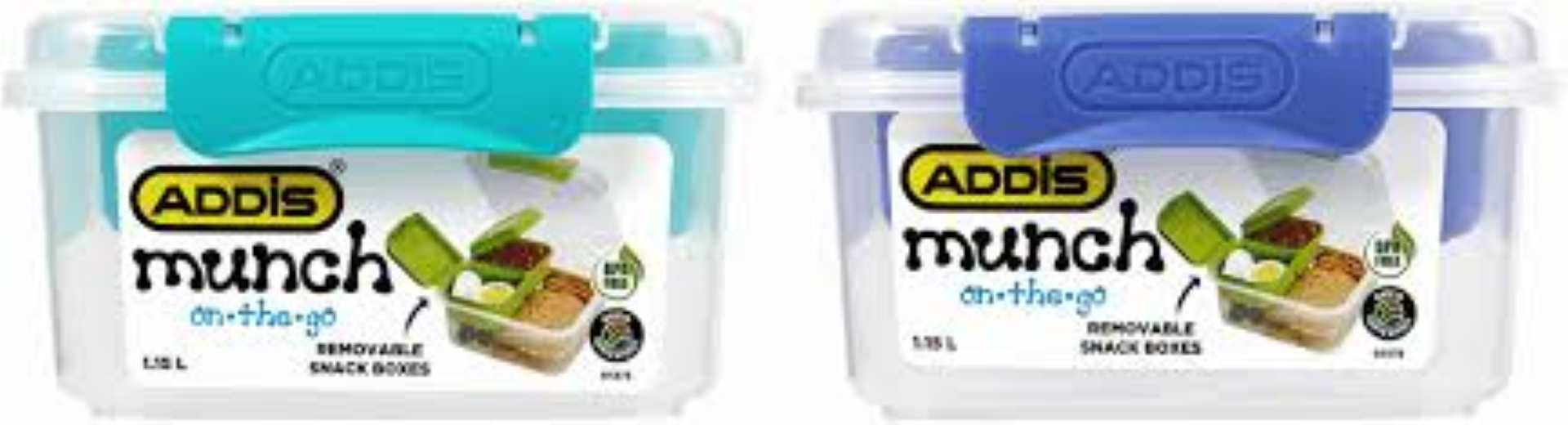 ADDIS MUNCH ON THE GO LUNCH BOX 1.15L 91876